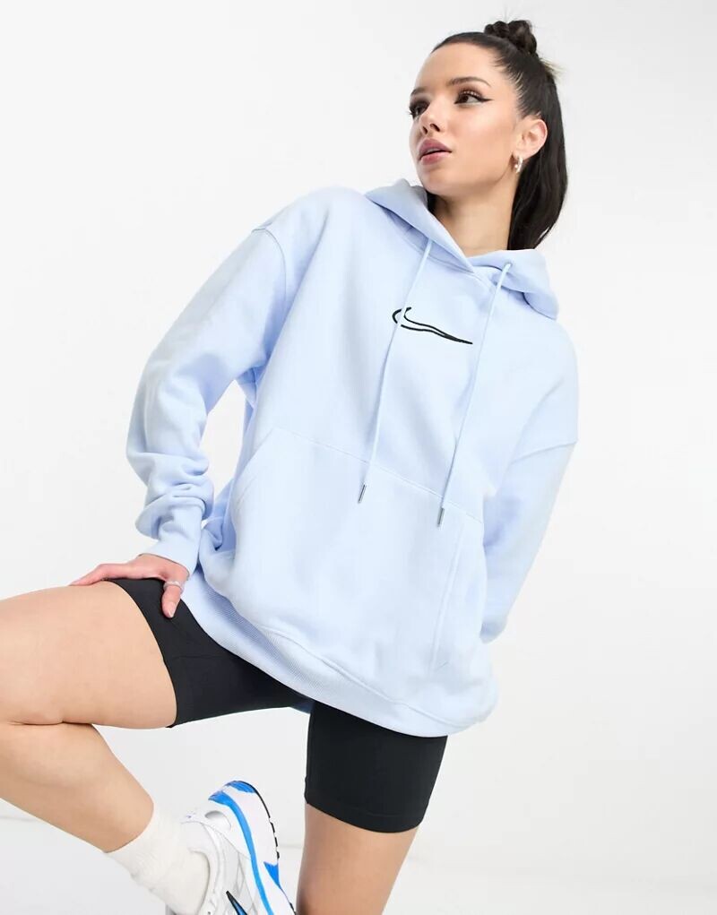 Флисовая худи Nike Phoenix синего цвета Celestine с логотипом Swoosh среднего размера
Флисовая худи Nike Phoenix синего цвета Celestine с логотипом Swoosh среднего размера