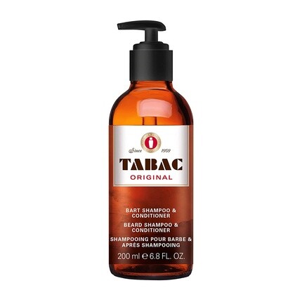 Tabac Original Beard Shampoo с неповторимым ароматом - оптимальное очищение и бережный уход за волосами бороды - 200мл
Tabac Original Beard Shampoo с неповторимым ароматом - оптимальное очищение и бережный уход за волосами бороды - 200мл