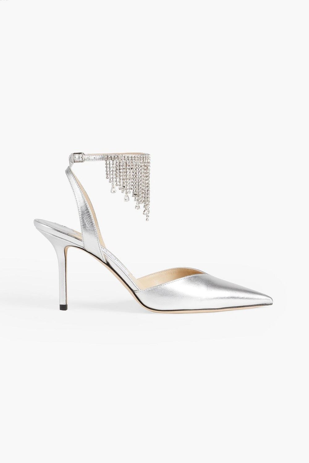 Туфли Birtie 85 из металлизированной кожи с кристаллами JIMMY CHOO, серебряный, Серый
Туфли Birtie 85 из металлизированной кожи с кристаллами JIMMY CHOO, серебряный, Серый