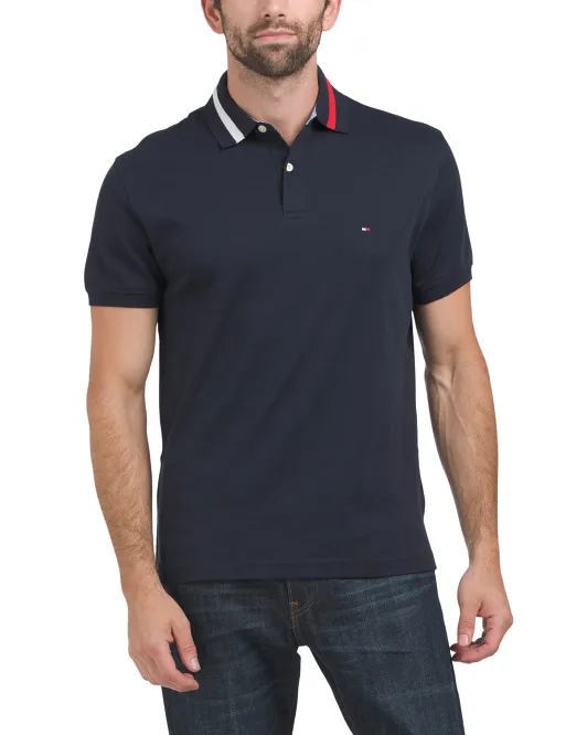 Поло стандартного кроя с короткими рукавами и кончиками пальцев Proper Tommy Hilfiger, цвет Desert Sky
Поло стандартного кроя с короткими рукавами и кончиками пальцев Proper Tommy Hilfiger, цвет Desert Sky