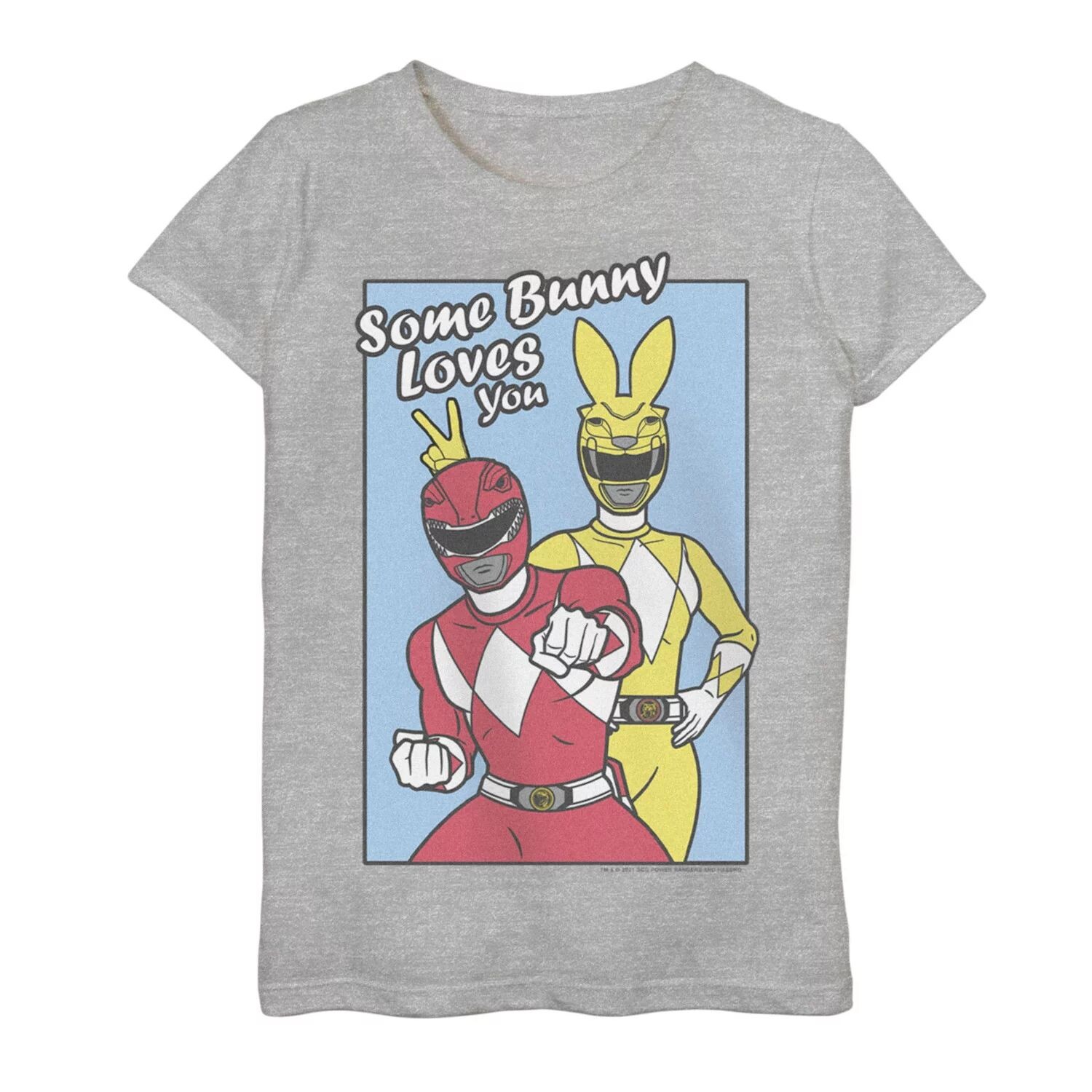 Желто-красная футболка Power Rangers для девочек 7–16 лет с рисунком «Пасха Some Bunny Loves You» Licensed Character
Желто-красная футболка Power Rangers для девочек 7–16 лет с рисунком «Пасха Some Bunny Loves You» Licensed Character