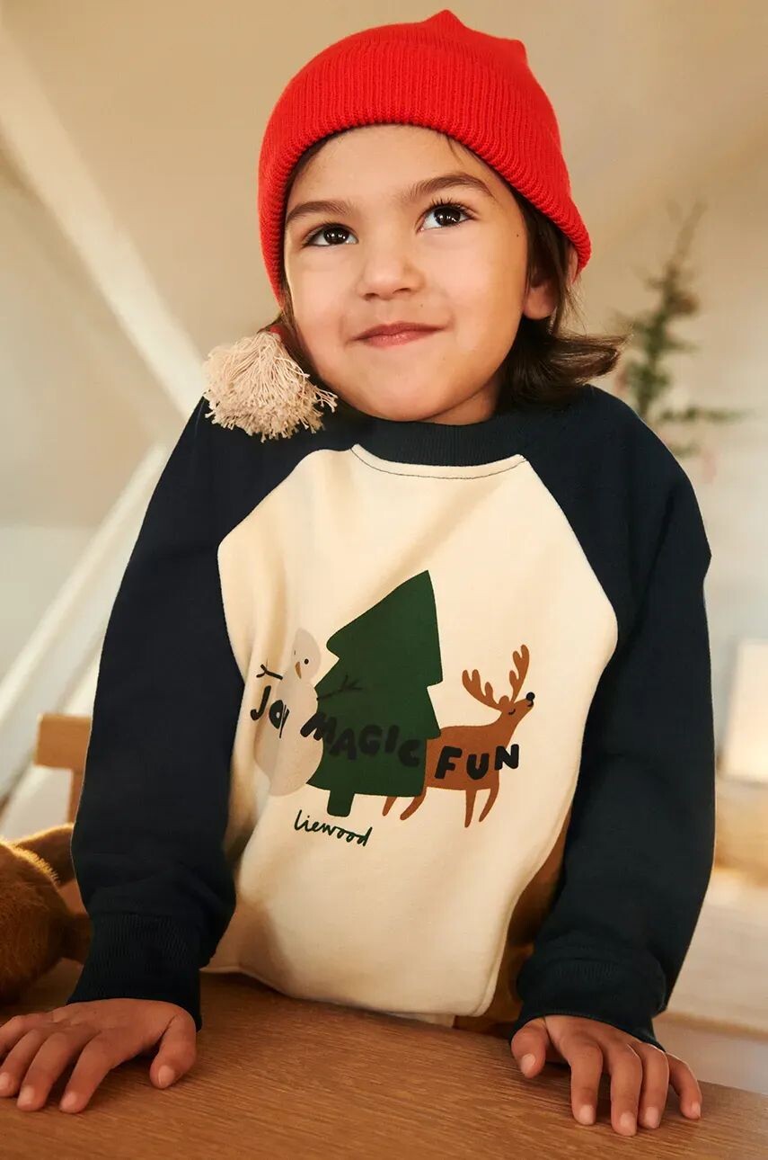 Хлопковая толстовка Liewood для мальчиков и девочек Aude Placement Sweatshirt, темно-синий
Хлопковая толстовка Liewood для мальчиков и девочек Aude Placement Sweatshirt, темно-синий