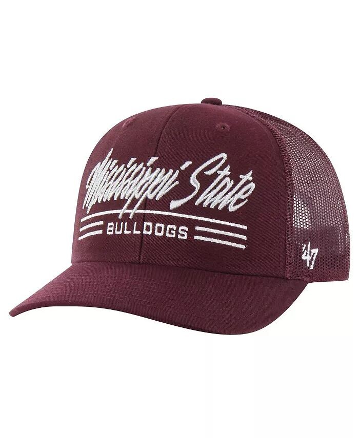Мужская темно-бордовая регулируемая шляпа Mississippi State Bulldogs Garner Trucker '47 Brand, красный
Мужская темно-бордовая регулируемая шляпа Mississippi State Bulldogs Garner Trucker '47 Brand, красный