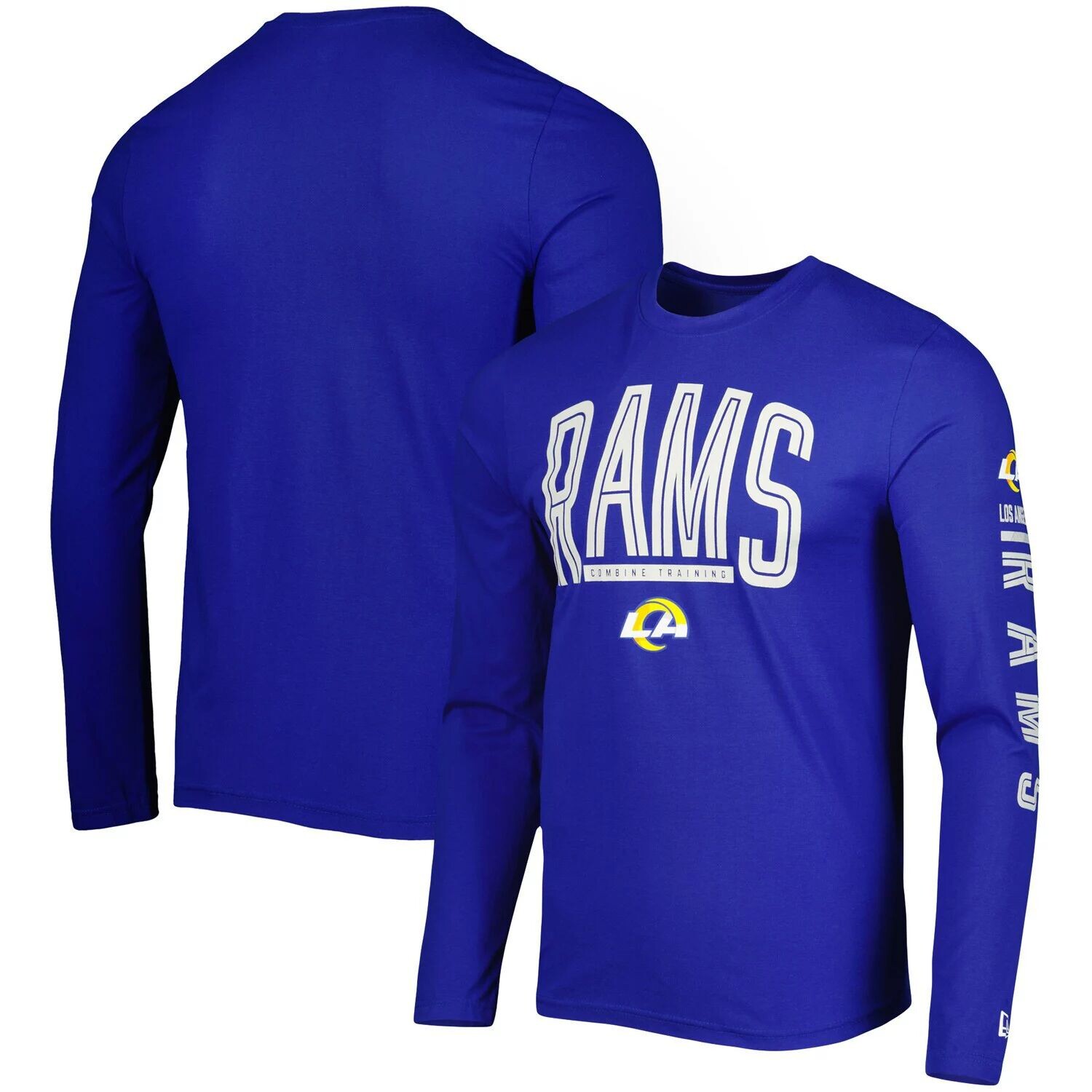 Мужская футболка с длинным рукавом New Era Royal Los Angeles Rams Joint Authentic Home Stadium
Мужская футболка с длинным рукавом New Era Royal Los Angeles Rams Joint Authentic Home Stadium
