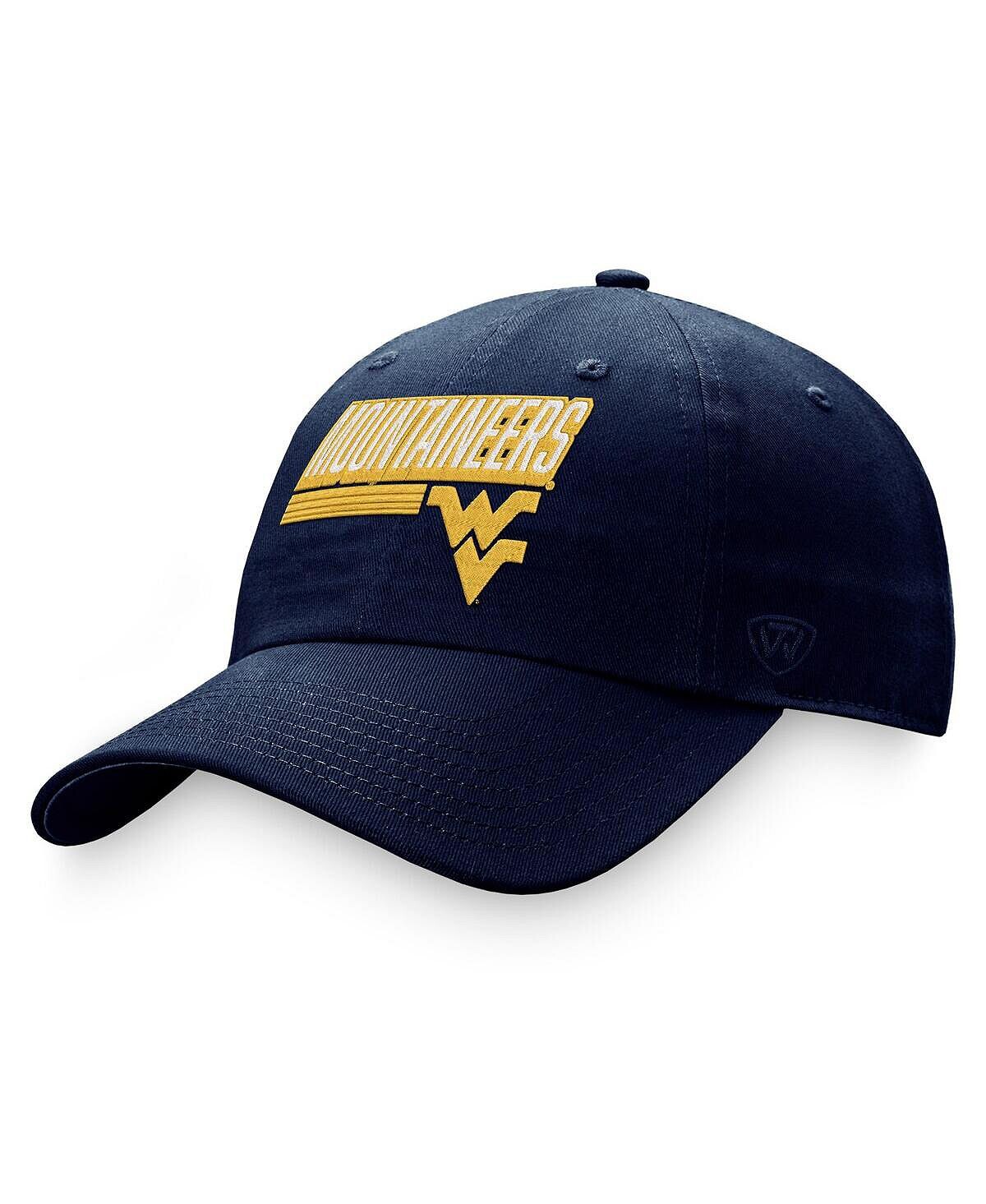 Мужская темно-синяя регулируемая шляпа West Virginia Mountaineers Slice Top of the World
Мужская темно-синяя регулируемая шляпа West Virginia Mountaineers Slice Top of the World