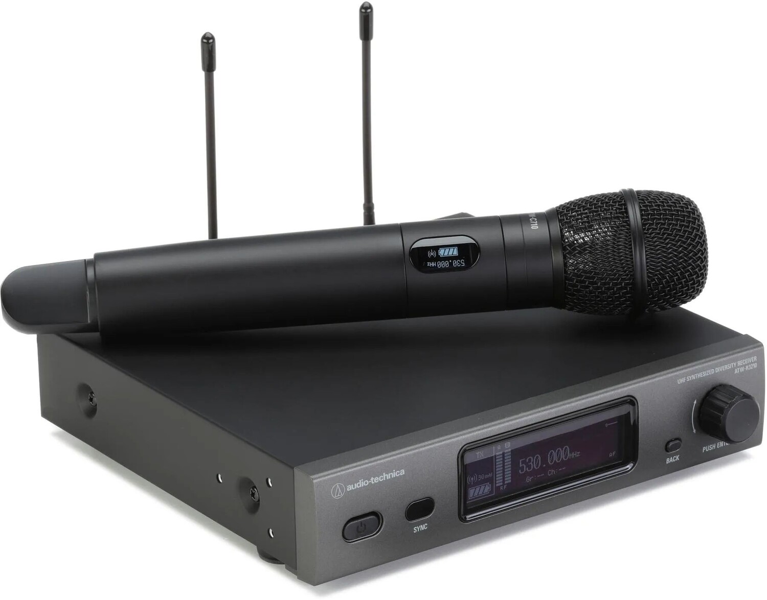 Беспроводная ручная микрофонная система Audio-Technica ATW-3212/C710 — диапазон EE1
Беспроводная ручная микрофонная система Audio-Technica ATW-3212/C710 — диапазон EE1