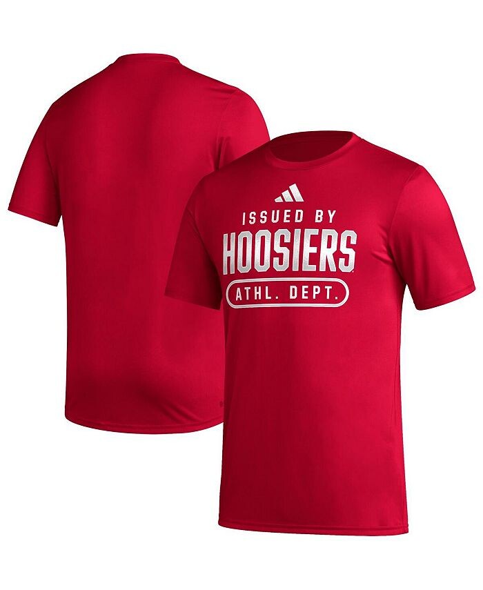 Мужская футболка Crimson Indiana Hoosiers Sideline AEROREADY Pregame adidas, красный
Мужская футболка Crimson Indiana Hoosiers Sideline AEROREADY Pregame adidas, красный