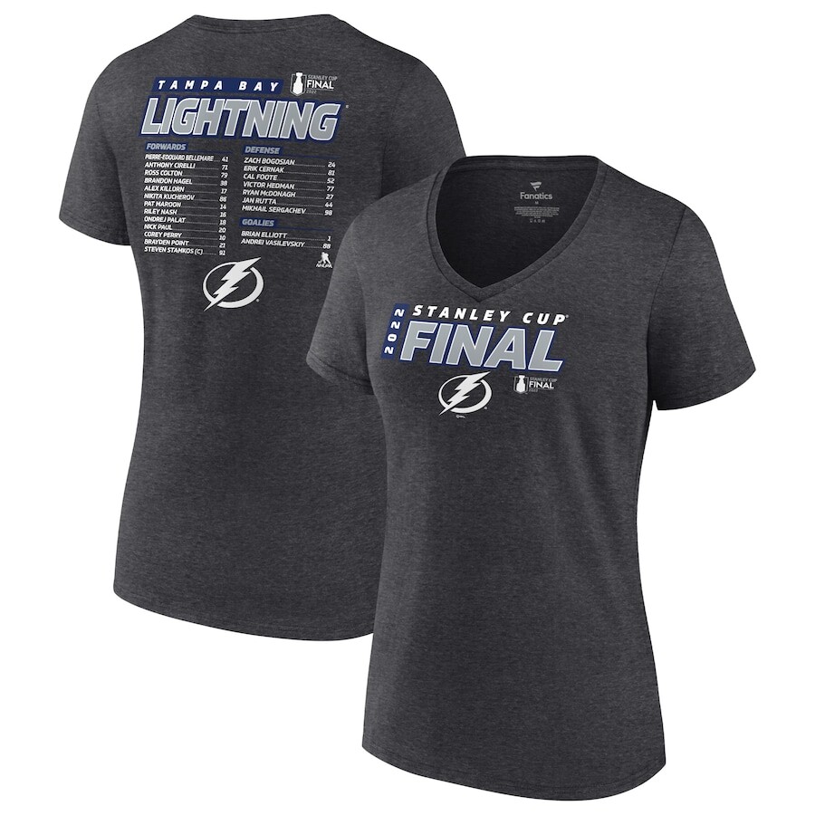 Футболка с коротким рукавом Fanatics Branded Tampa Bay Lightning, угольный
Футболка с коротким рукавом Fanatics Branded Tampa Bay Lightning, угольный
