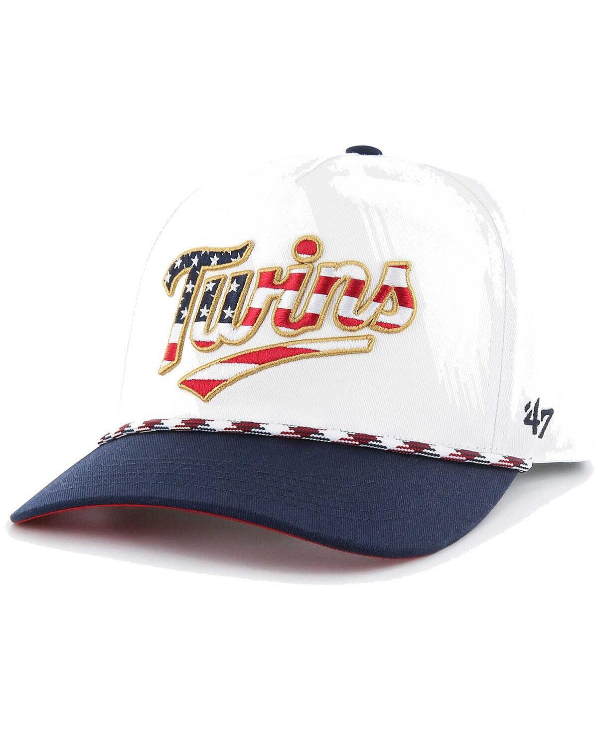 Мужская белая кепка Snapback с надписью Minnesota Twins Flag Script Hitch Snapback '47 Brand
Мужская белая кепка Snapback с надписью Minnesota Twins Flag Script Hitch Snapback '47 Brand