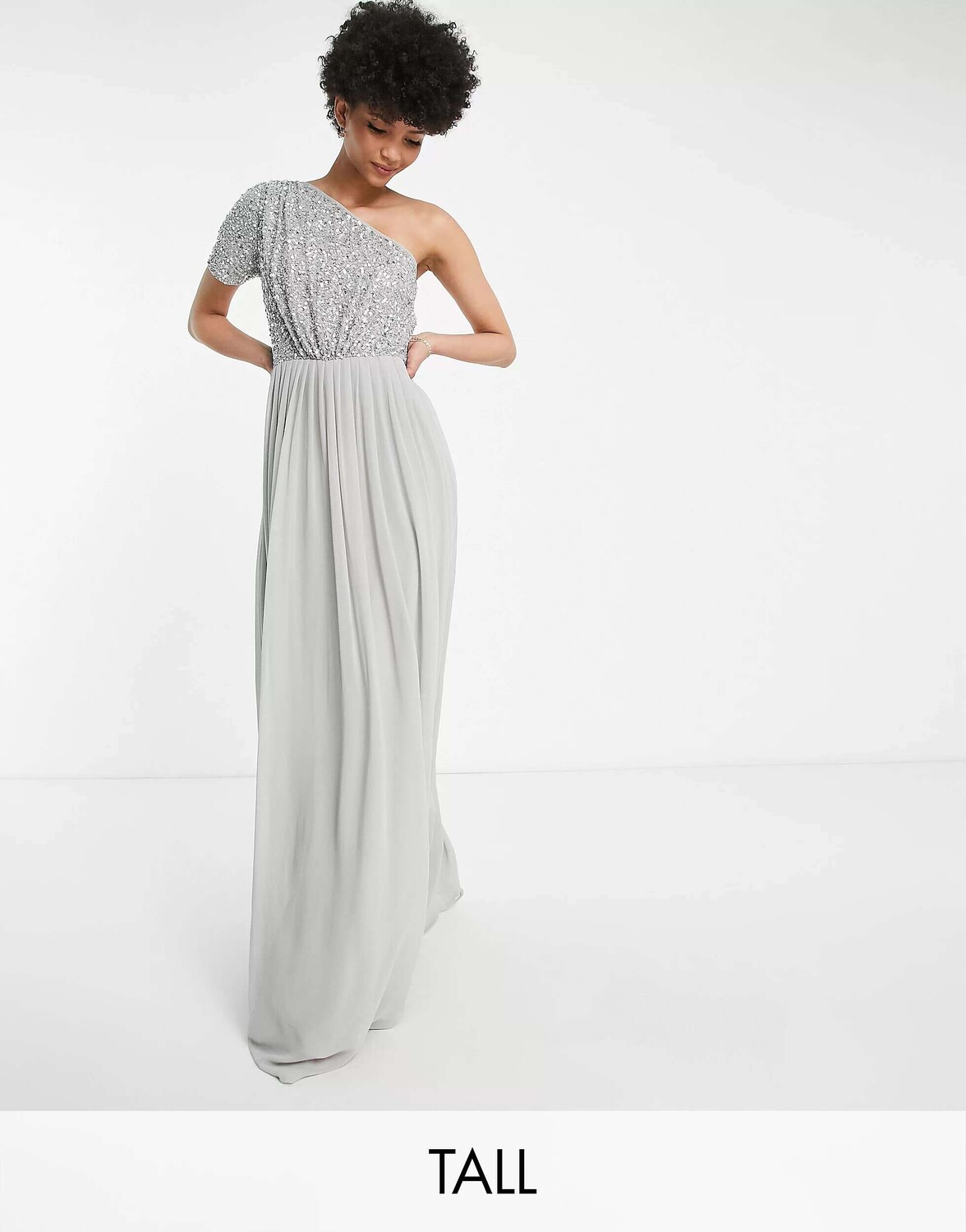 Серое платье макси на одно плечо с украшенным лифом Beauut Tall Bridesmaid, Серый
Серое платье макси на одно плечо с украшенным лифом Beauut Tall Bridesmaid, Серый