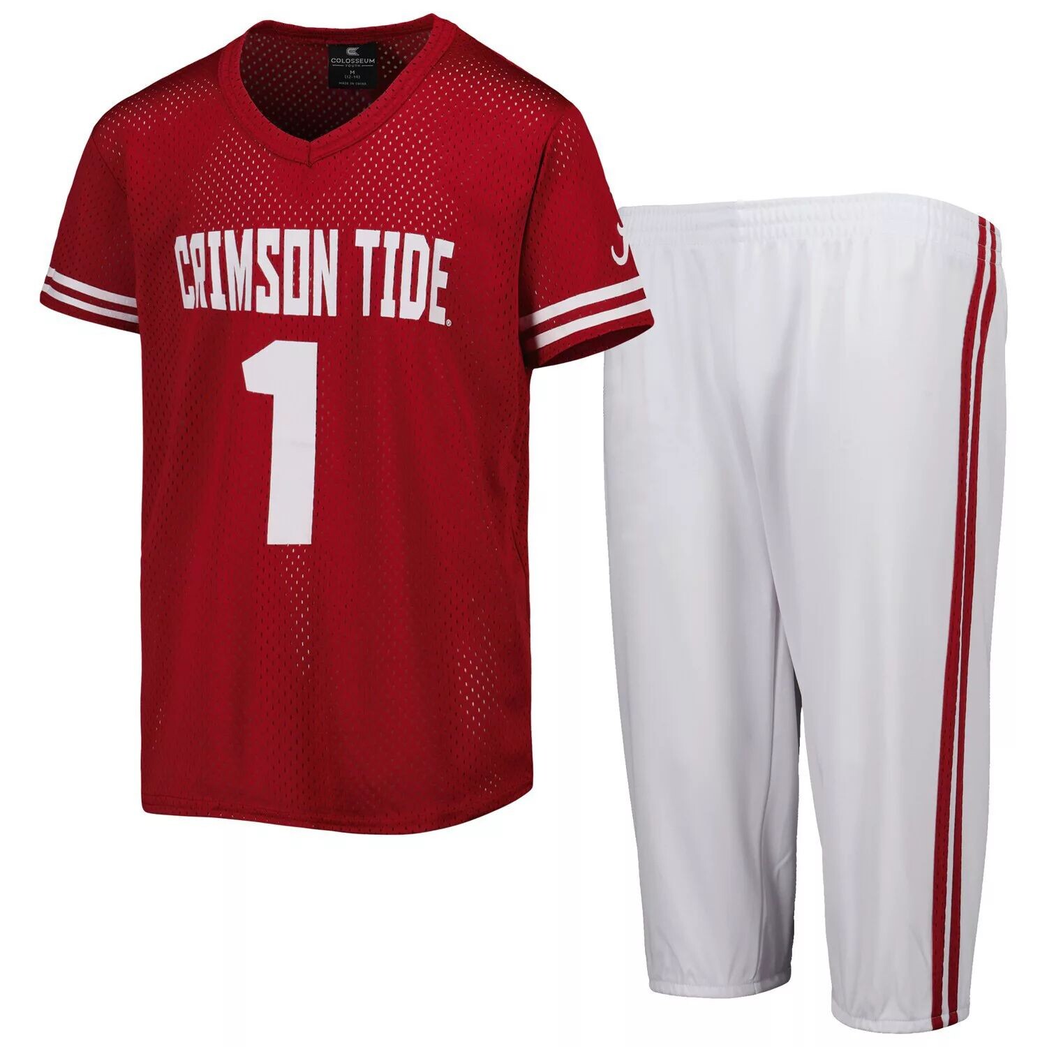 Комплект футбольной футболки и брюк Youth Colosseum Crimson/White Alabama Crimson Tide Colosseum
Комплект футбольной футболки и брюк Youth Colosseum Crimson/White Alabama Crimson Tide Colosseum