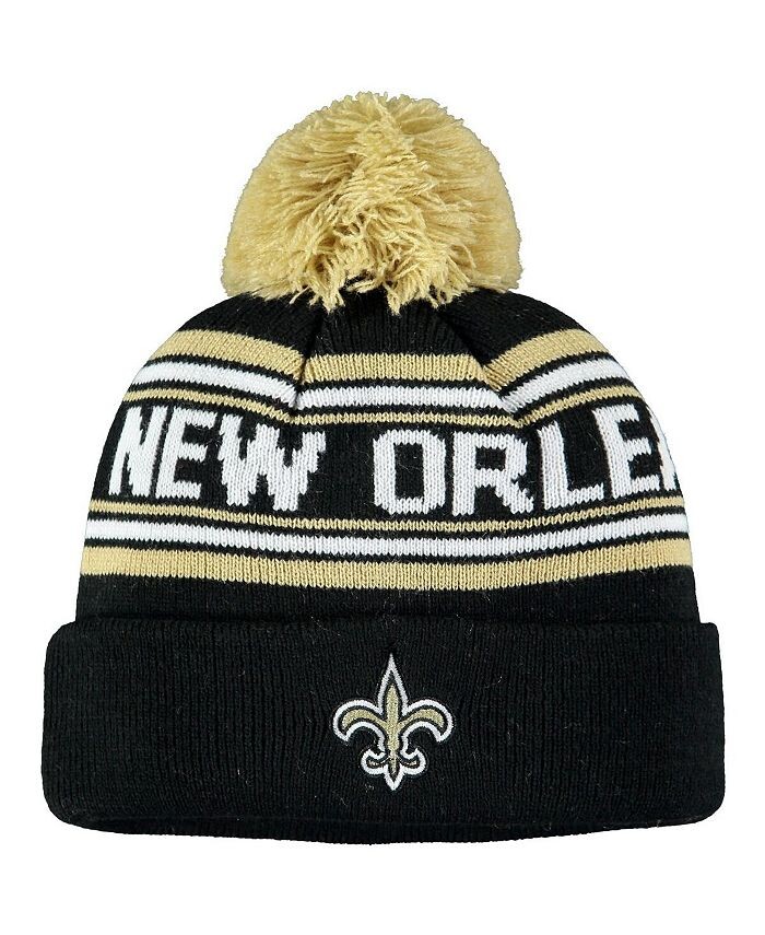 Черная вязаная шапка New Orleans Saints с манжетами и помпоном для маленьких мальчиков и девочек Outerstuff, черный
Черная вязаная шапка New Orleans Saints с манжетами и помпоном для маленьких мальчиков и девочек Outerstuff, черный