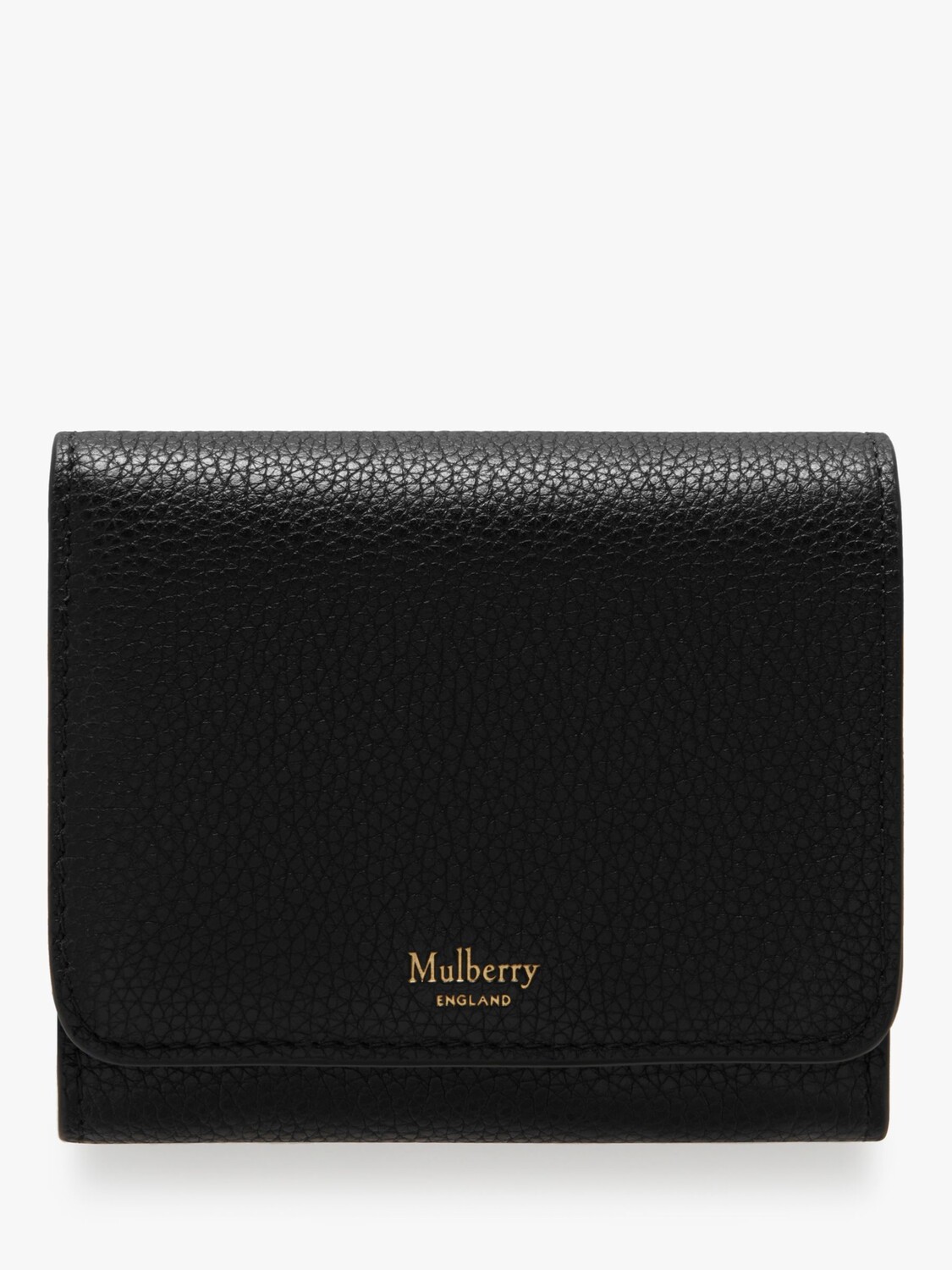 Маленький французский кошелек Mulberry Continental Classic из зернистой кожи, черный
Маленький французский кошелек Mulberry Continental Classic из зернистой кожи, черный