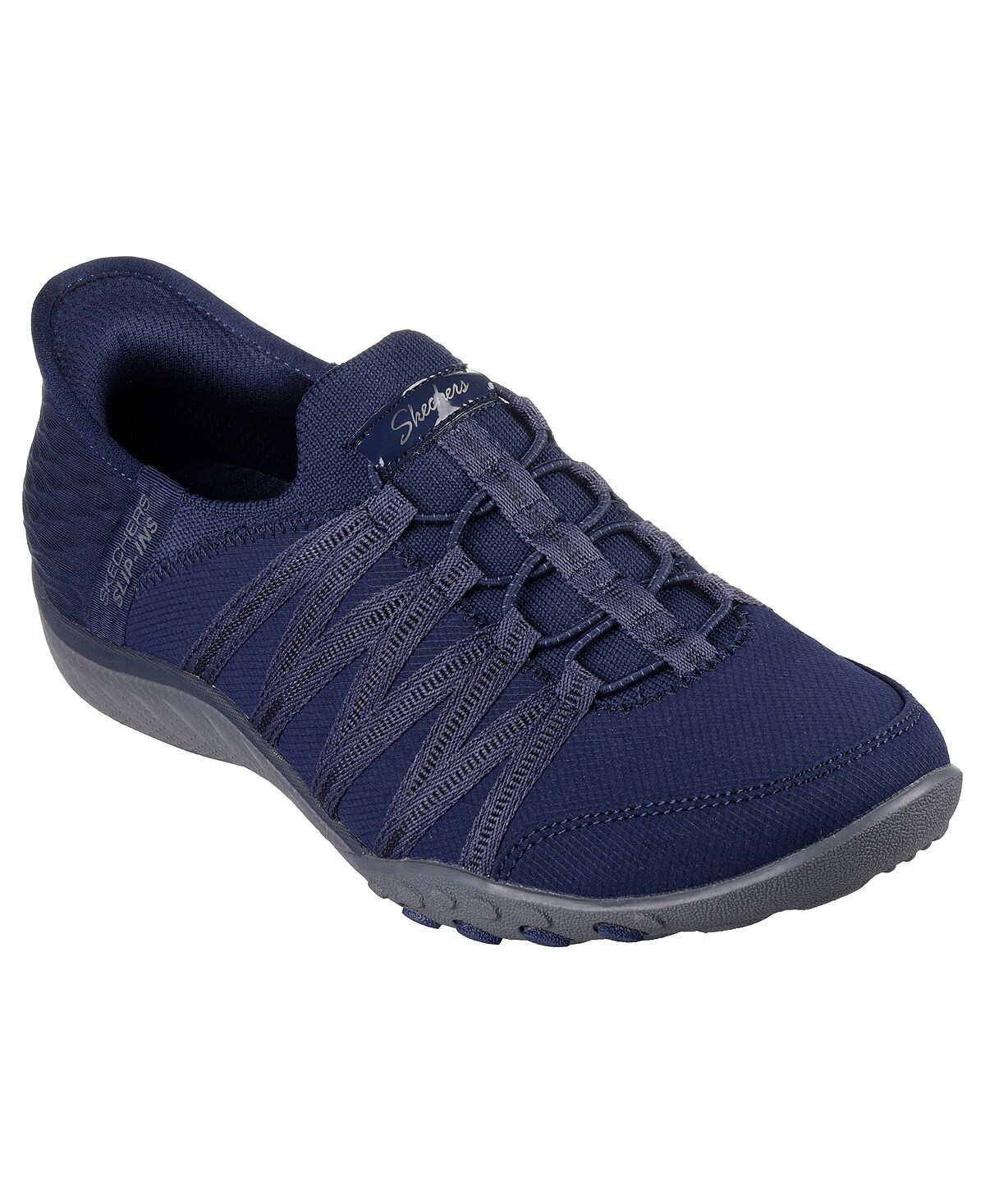 Женские повседневные слипоны свободного покроя без шнуровки Roll with Me от Finish Line Skechers
Женские повседневные слипоны свободного покроя без шнуровки Roll with Me от Finish Line Skechers