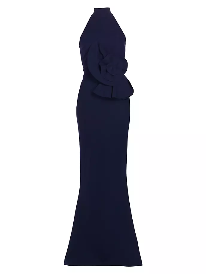 Платье Hebana с бретелькой на шее и розочкой Chiara Boni La Petite Robe, цвет blue notte
Платье Hebana с бретелькой на шее и розочкой Chiara Boni La Petite Robe, цвет blue notte