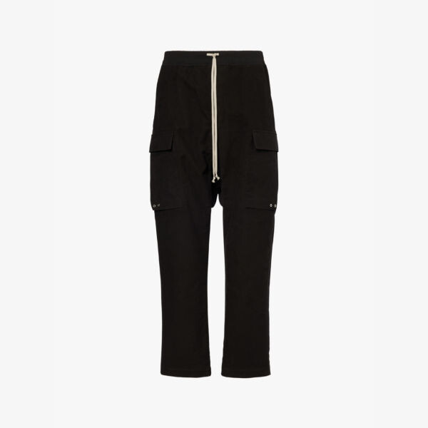 Брюки Tapered-Leg классического кроя со средней посадкой из хлопка Rick Owens, черный
Брюки Tapered-Leg классического кроя со средней посадкой из хлопка Rick Owens, черный