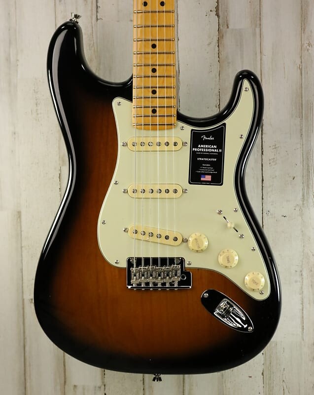 Электрогитара DEMO Fender American Professional II Stratocaster - Anniversary 2-Color Sunburst
Электрогитара DEMO Fender American Professional II Stratocaster - Anniversary 2-Color Sunburst