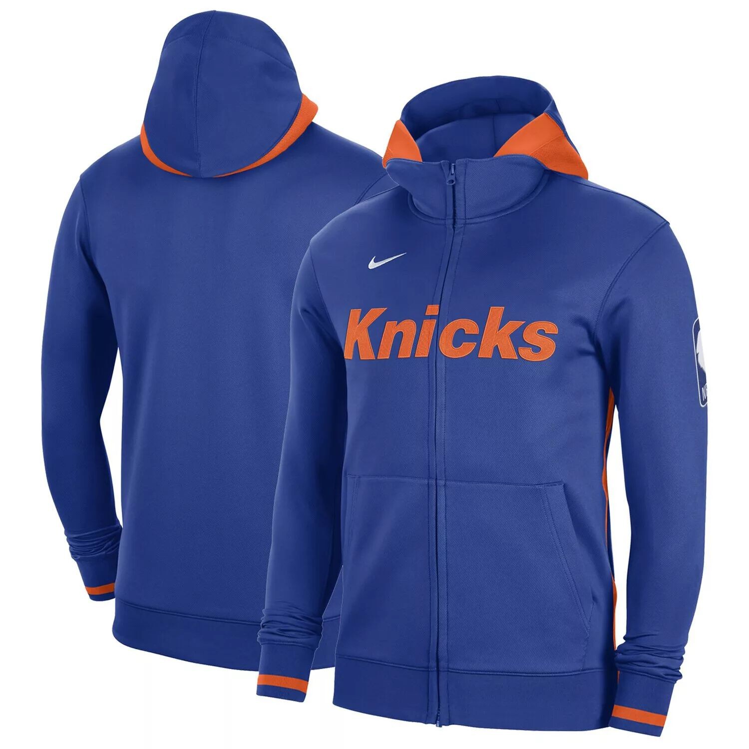 Мужская толстовка с молнией во всю длину Nike New York Knicks Authentic Showtime Performance синего цвета
Мужская толстовка с молнией во всю длину Nike New York Knicks Authentic Showtime Performance синего цвета