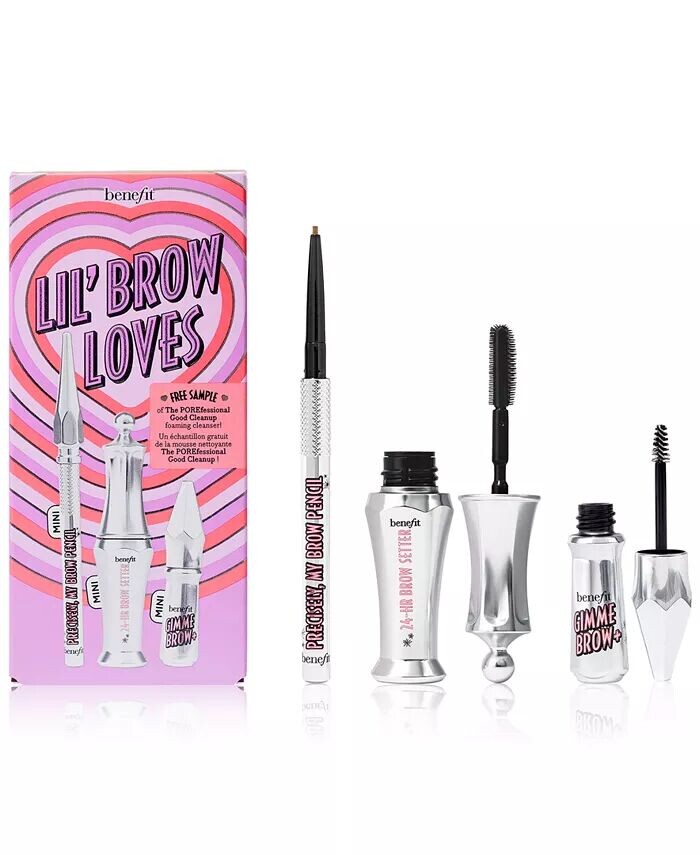 3 шт. Набор мини-карандаша и геля для бровей Lil' Brow Loves Benefit Cosmetics, цвет Set 6 (5/5)
3 шт. Набор мини-карандаша и геля для бровей Lil' Brow Loves Benefit Cosmetics, цвет Set 6 (5/5)