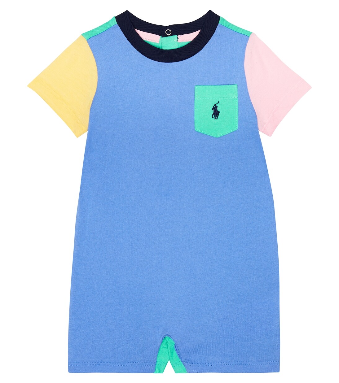 Детский комбинезон из хлопкового джерси Polo Ralph Lauren Kids, мультиколор
Детский комбинезон из хлопкового джерси Polo Ralph Lauren Kids, мультиколор