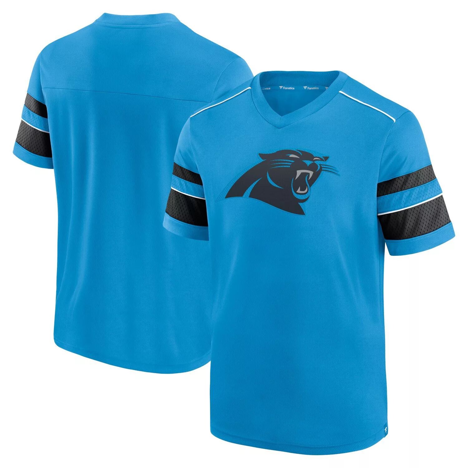 Мужская синяя футболка с логотипом Carolina Panthers и фактурной решеткой с v-образным вырезом Fanatics, Синий
Мужская синяя футболка с логотипом Carolina Panthers и фактурной решеткой с v-образным вырезом Fanatics, Синий