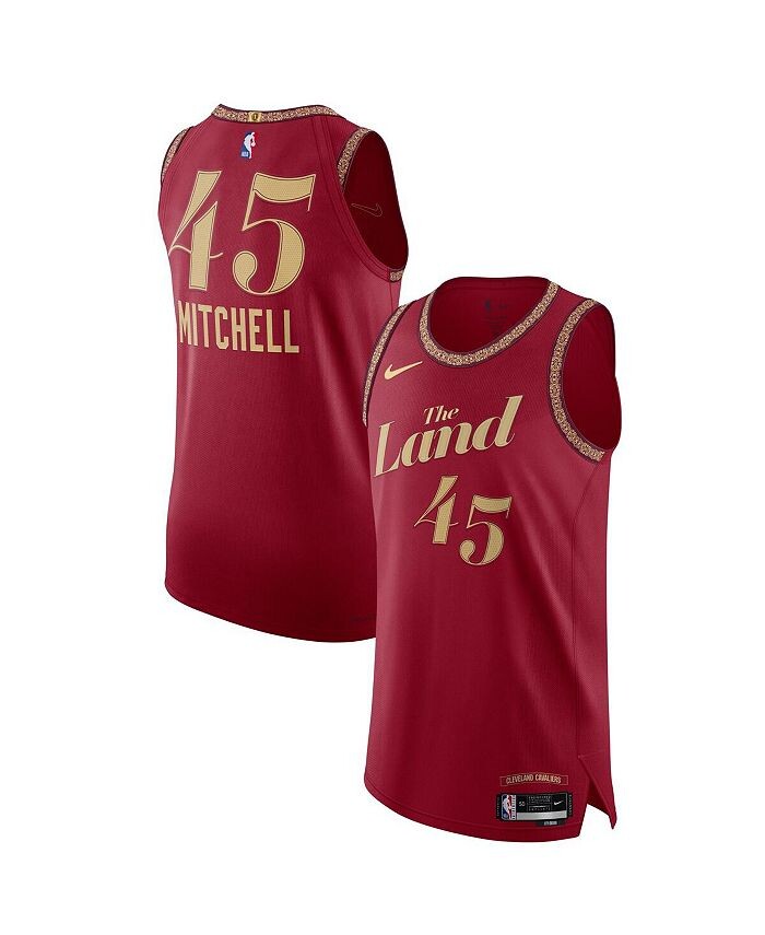 Мужское аутентичное джерси Donovan Mitchell Wine Cleveland Cavaliers 2023/24 — City Edition Nike, красный
Мужское аутентичное джерси Donovan Mitchell Wine Cleveland Cavaliers 2023/24 — City Edition Nike, красный