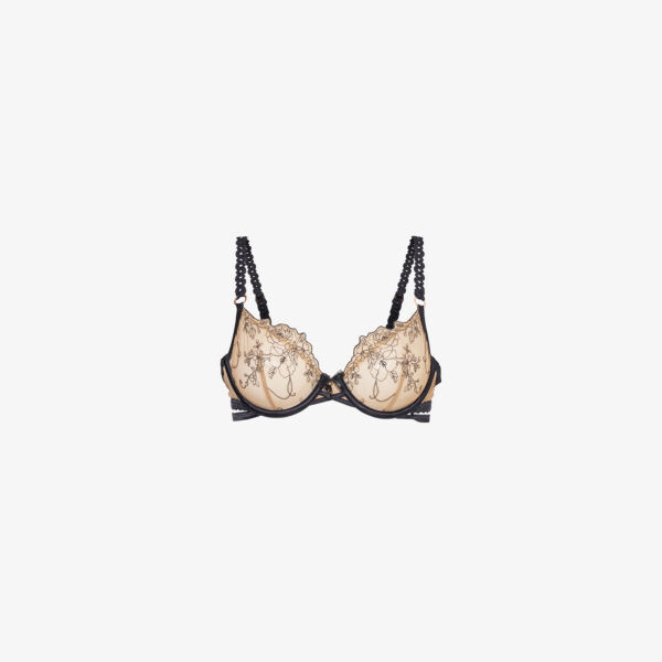 Бюстгальтер Catherine из эластичной сетки с цветочной вышивкой Lounge Underwear, черный
Бюстгальтер Catherine из эластичной сетки с цветочной вышивкой Lounge Underwear, черный