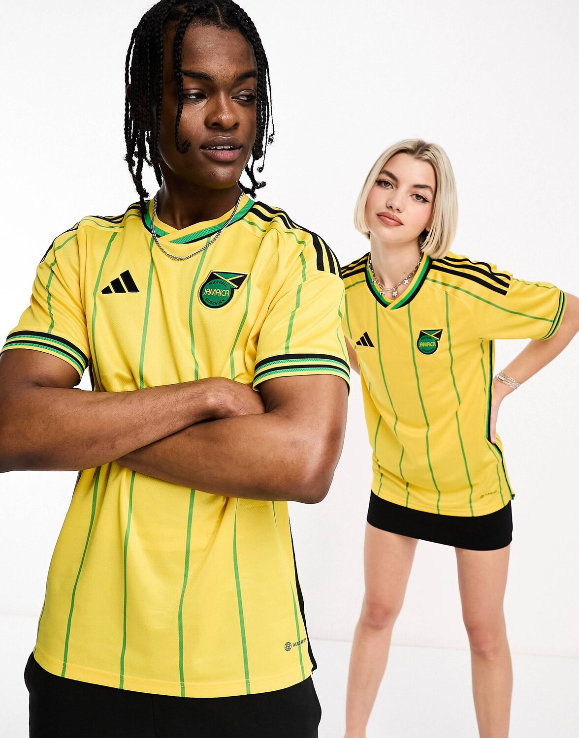 Желтая домашняя футболка унисекс adidas Football Jamaica adidas performance, Желтый
Желтая домашняя футболка унисекс adidas Football Jamaica adidas performance, Желтый