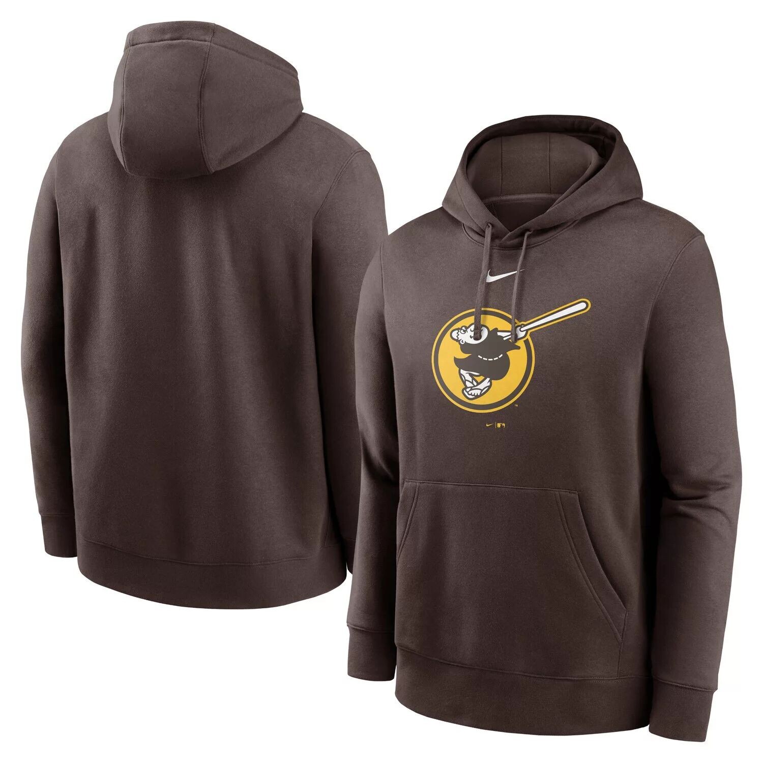 Мужской коричневый пуловер с капюшоном Nike San Diego Padres Alternate Logo Club
Мужской коричневый пуловер с капюшоном Nike San Diego Padres Alternate Logo Club