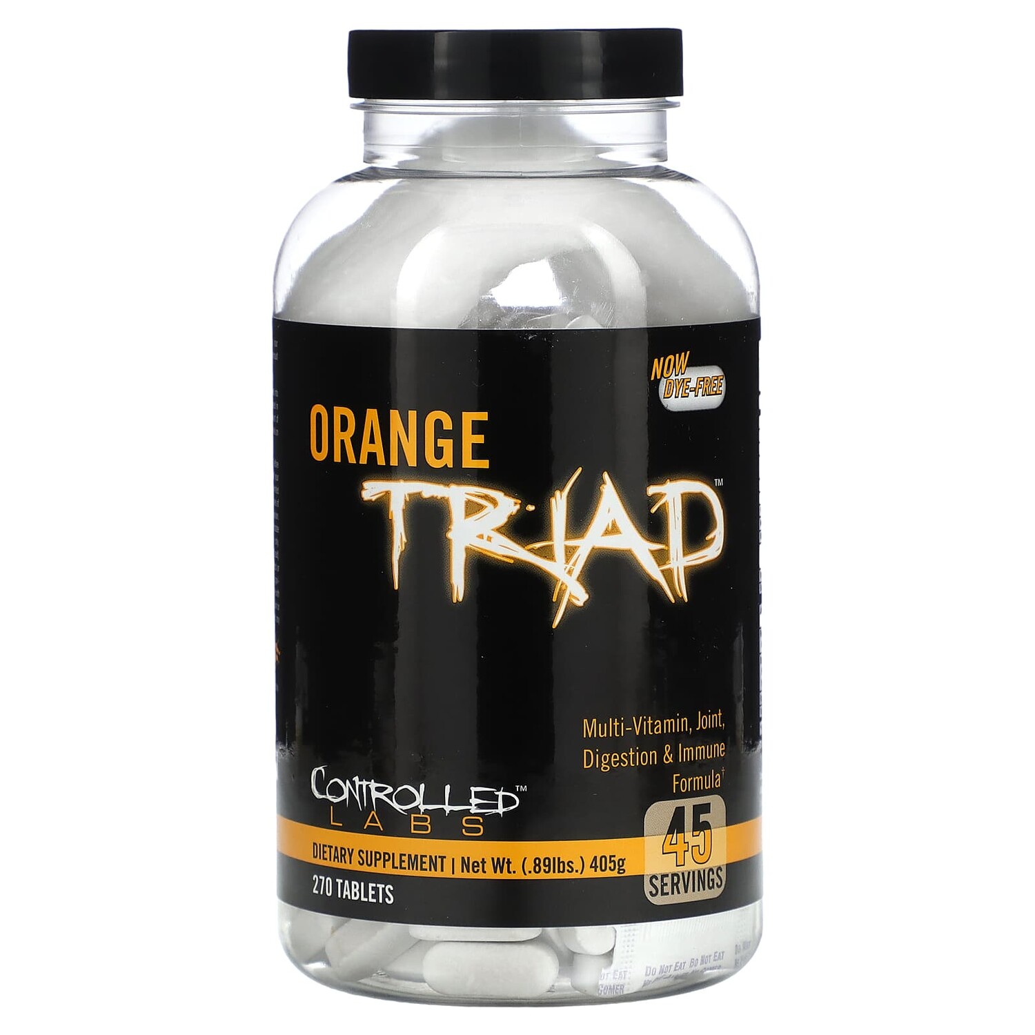 Orange Triad, поливитамин, формула для суставов, пищеварения и иммунитета, 270 таблеток, Controlled Labs
Orange Triad, поливитамин, формула для суставов, пищеварения и иммунитета, 270 таблеток, Controlled Labs