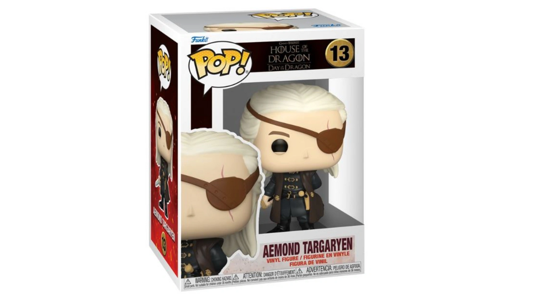 Funko - Pop! Дом Дракона Эймонд Таргариен (с вариантом), винил, 1 штука, в ассортименте
Funko - Pop! Дом Дракона Эймонд Таргариен (с вариантом), винил, 1 штука, в ассортименте