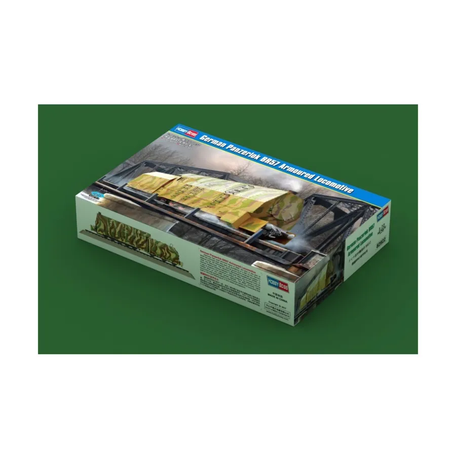 Немецкий бронированный локомотив Panzerlok BR57, Military Model Kits (1:72) (Hobby Boss)
Немецкий бронированный локомотив Panzerlok BR57, Military Model Kits (1:72) (Hobby Boss)