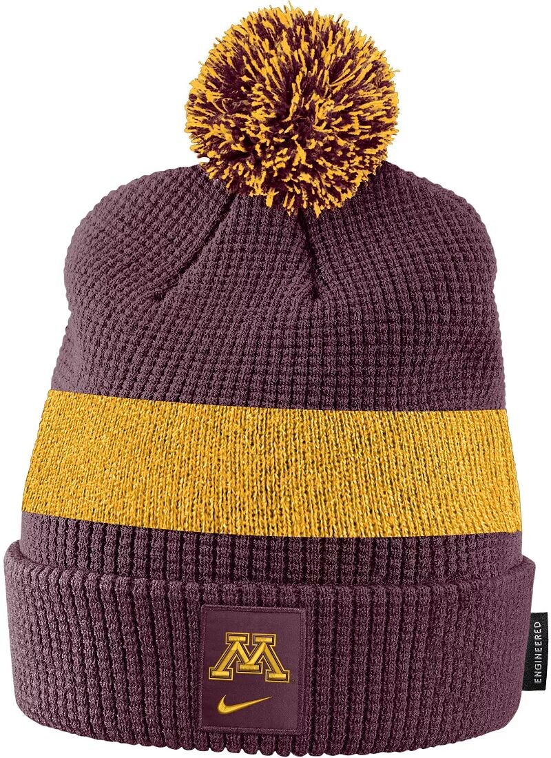 Шапка-бини с манжетами и помпоном Nike Minnesota Golden Gophers Maroon Football Sideline
Шапка-бини с манжетами и помпоном Nike Minnesota Golden Gophers Maroon Football Sideline