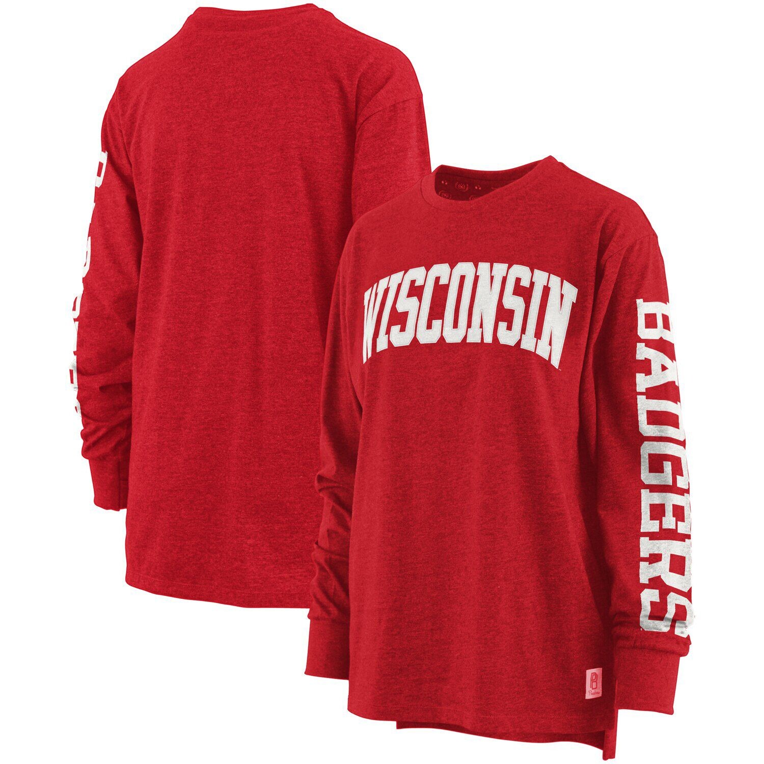 Женская футболка Pressbox Red Wisconsin Badgers Plus Size Two-Hit Canyon с длинным рукавом
Женская футболка Pressbox Red Wisconsin Badgers Plus Size Two-Hit Canyon с длинным рукавом