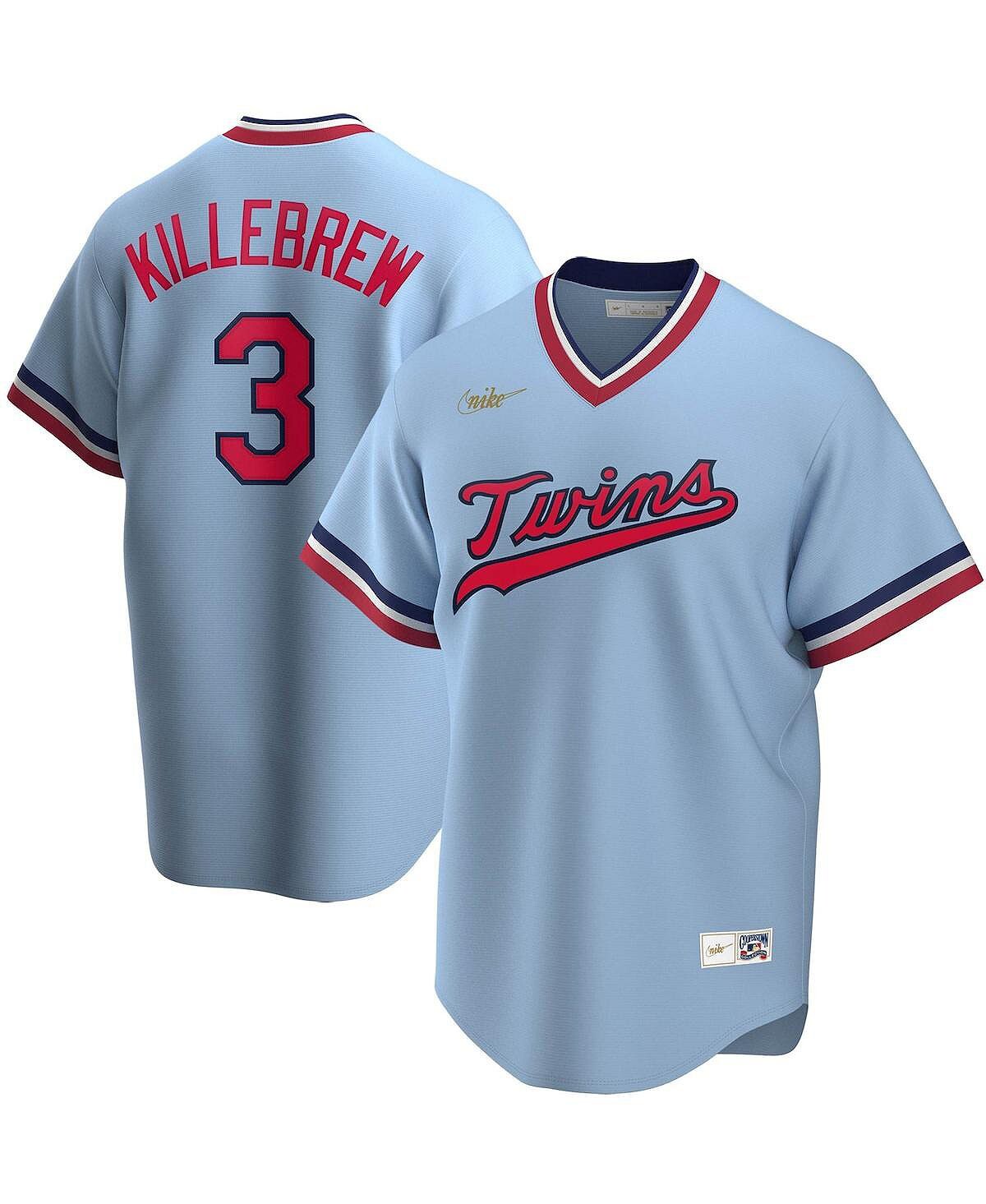 Мужское голубое джерси Harmon Killebrew Minnesota Twins Road Cooperstown Collection Player Nike
Мужское голубое джерси Harmon Killebrew Minnesota Twins Road Cooperstown Collection Player Nike