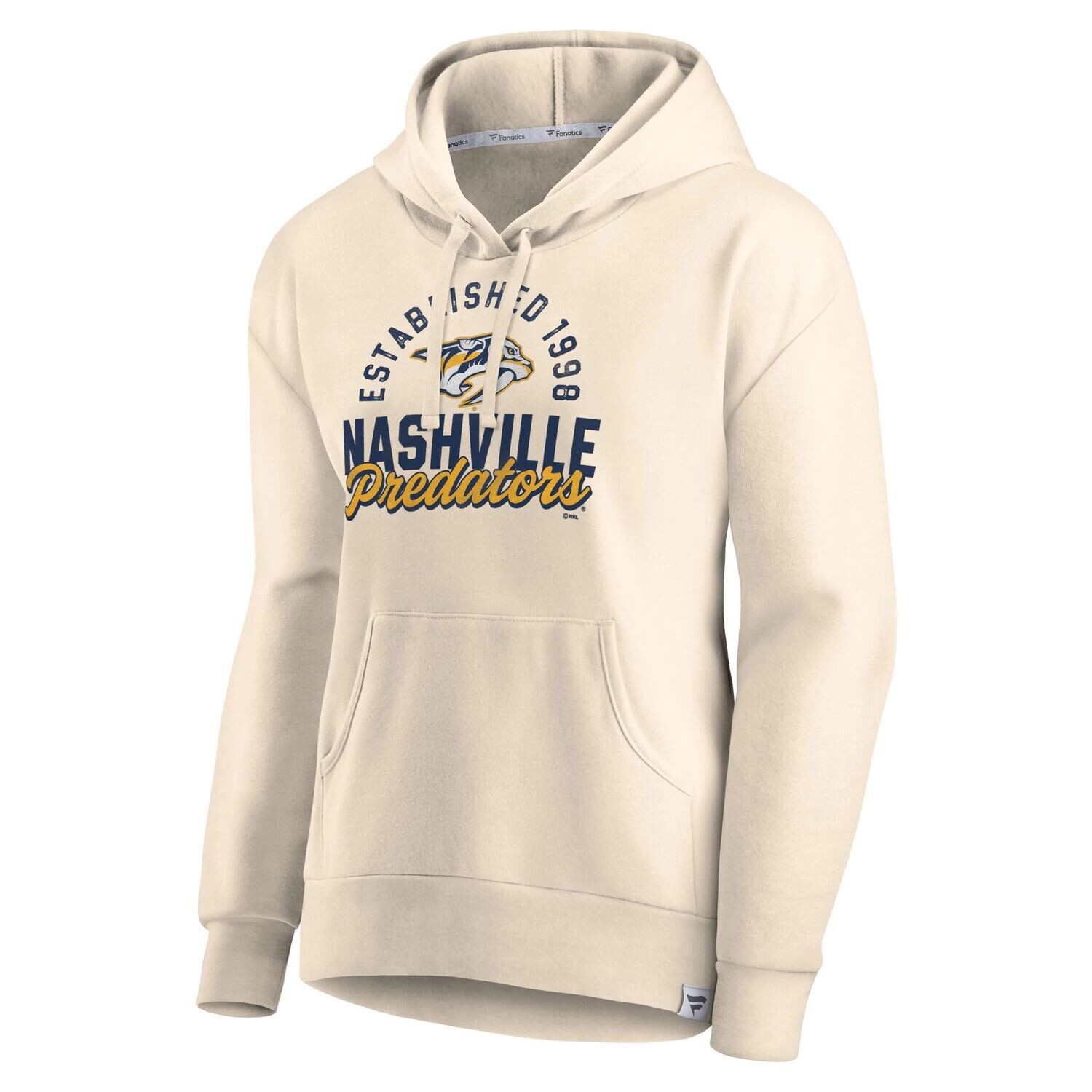 Женский пуловер с капюшоном Fanatics кремового цвета Nashville Predators Carry the Puck Fanatics
Женский пуловер с капюшоном Fanatics кремового цвета Nashville Predators Carry the Puck Fanatics