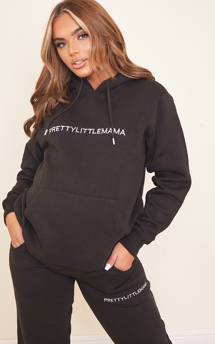PrettyLittleThing Черное худи с вышивкой Pretty Little Mama для беременных, Черный
PrettyLittleThing Черное худи с вышивкой Pretty Little Mama для беременных, Черный