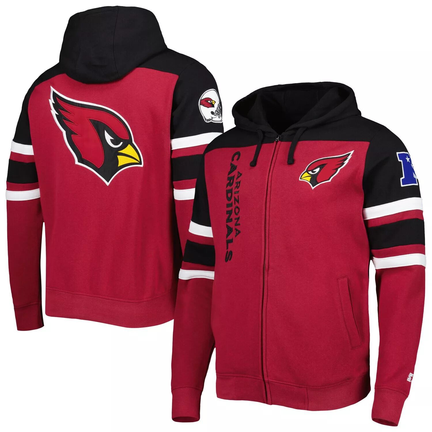 Мужская куртка с капюшоном на молнии во всю длину Cardinal Arizona Cardinals Extreme Starter
Мужская куртка с капюшоном на молнии во всю длину Cardinal Arizona Cardinals Extreme Starter