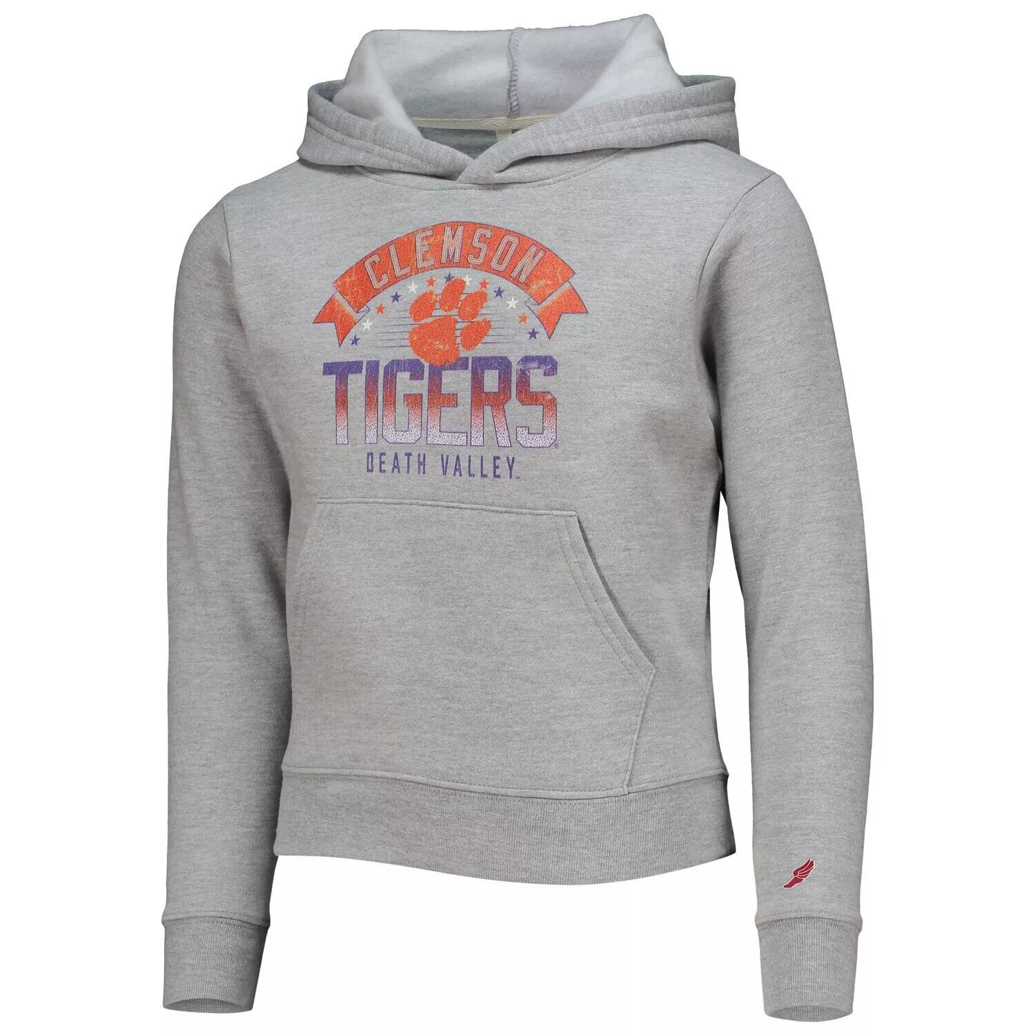 Серый пуловер с капюшоном Youth League Collegiate Wear Clemson Tigers Essential Unbranded
Серый пуловер с капюшоном Youth League Collegiate Wear Clemson Tigers Essential Unbranded