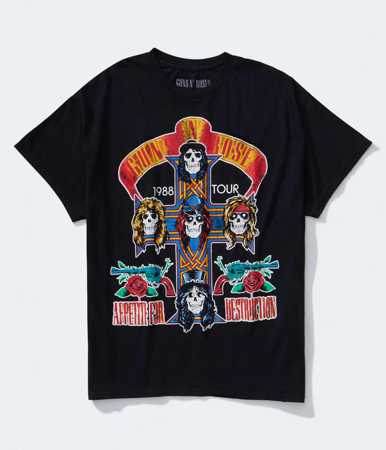 Футболка Guns N' Roses Appetite For Destruction с рисунком Aeropostale, черный
Футболка Guns N' Roses Appetite For Destruction с рисунком Aeropostale, черный