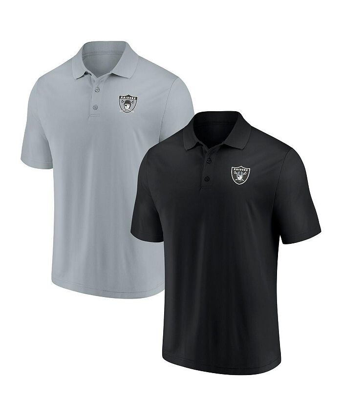 Мужской фирменный черно-серебряный комплект из 2 рубашек-поло Las Vegas Raiders Home and Away Fanatics, черный
Мужской фирменный черно-серебряный комплект из 2 рубашек-поло Las Vegas Raiders Home and Away Fanatics, черный