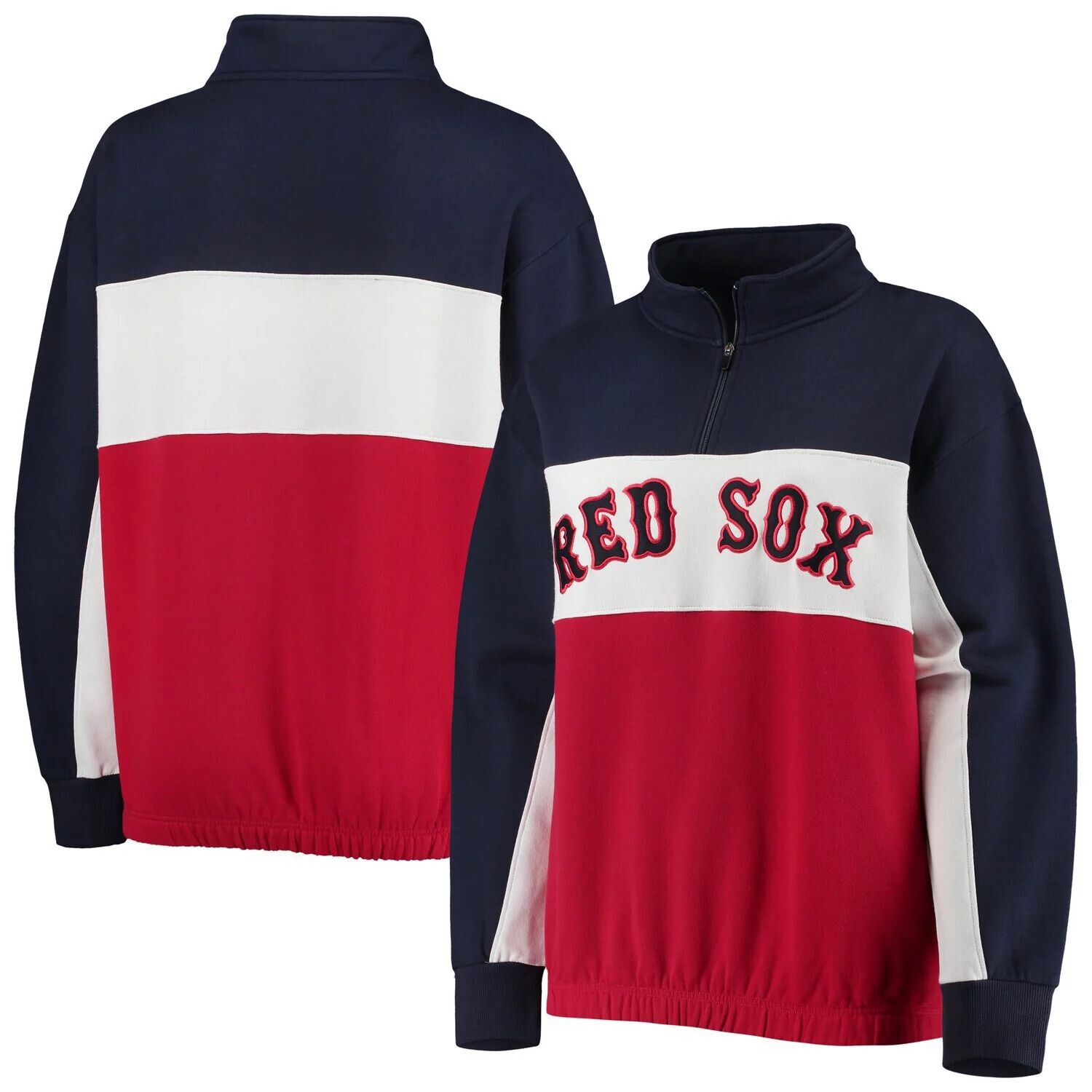 Женский свитшот Fanatics с фирменным логотипом темно-синего/красного цвета Boston Red Sox размера плюс с молнией четверть четверти Fanatics, Красный
Женский свитшот Fanatics с фирменным логотипом темно-синего/красного цвета Boston Red Sox размера плюс с молнией четверть четверти Fanatics, Красный