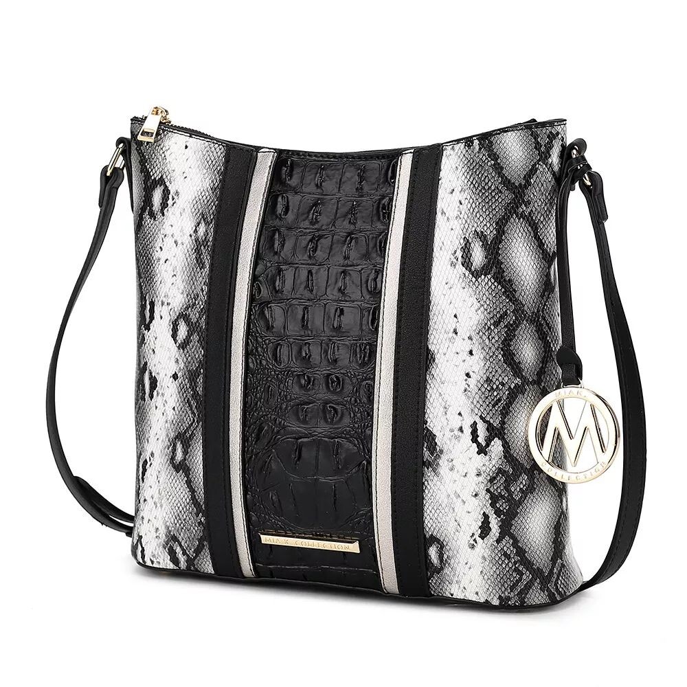 MKF Collection Сумка на плечо Meline из искусственного крокодила и змеи от Mia K MKF Collection, красный
MKF Collection Сумка на плечо Meline из искусственного крокодила и змеи от Mia K MKF Collection, красный