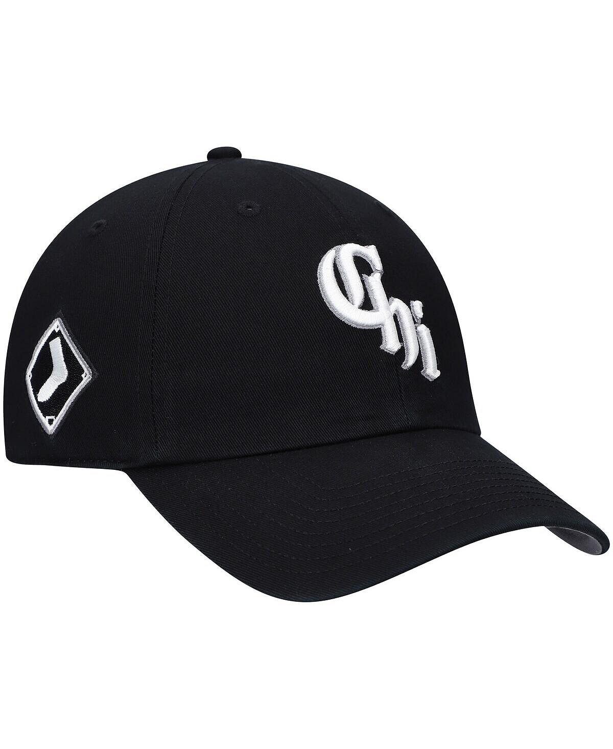 Мужская черная регулируемая кепка Chicago White Sox City Connect Clean Up '47 Brand
Мужская черная регулируемая кепка Chicago White Sox City Connect Clean Up '47 Brand