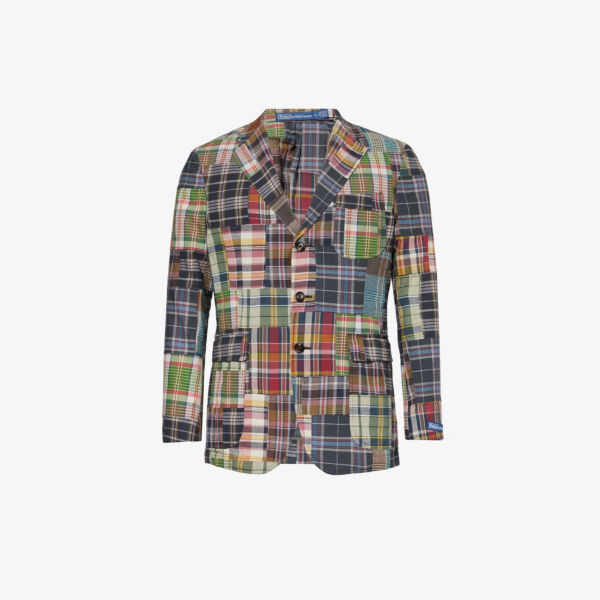 Однобортный пиджак madras классического кроя из хлопкового поплина Polo Ralph Lauren, цвет patchwork
Однобортный пиджак madras классического кроя из хлопкового поплина Polo Ralph Lauren, цвет patchwork