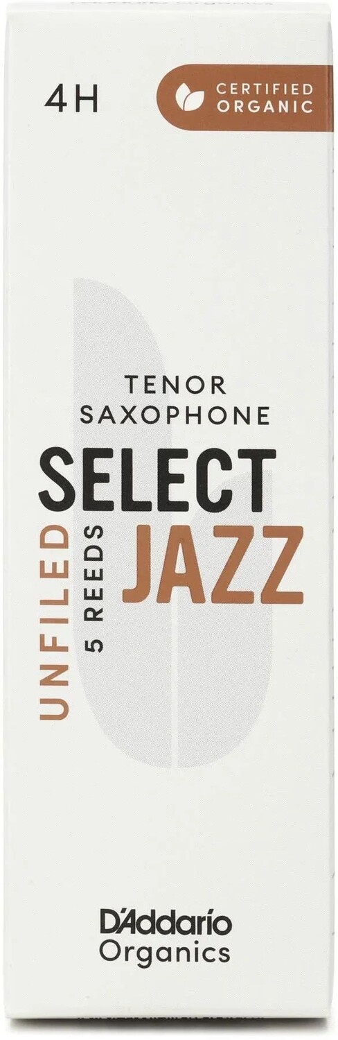 D'Addario Organics Select Jazz необшитые трости для тенор-саксофона — 4 жестких (5 шт. в упаковке)
D'Addario Organics Select Jazz необшитые трости для тенор-саксофона — 4 жестких (5 шт. в упаковке)