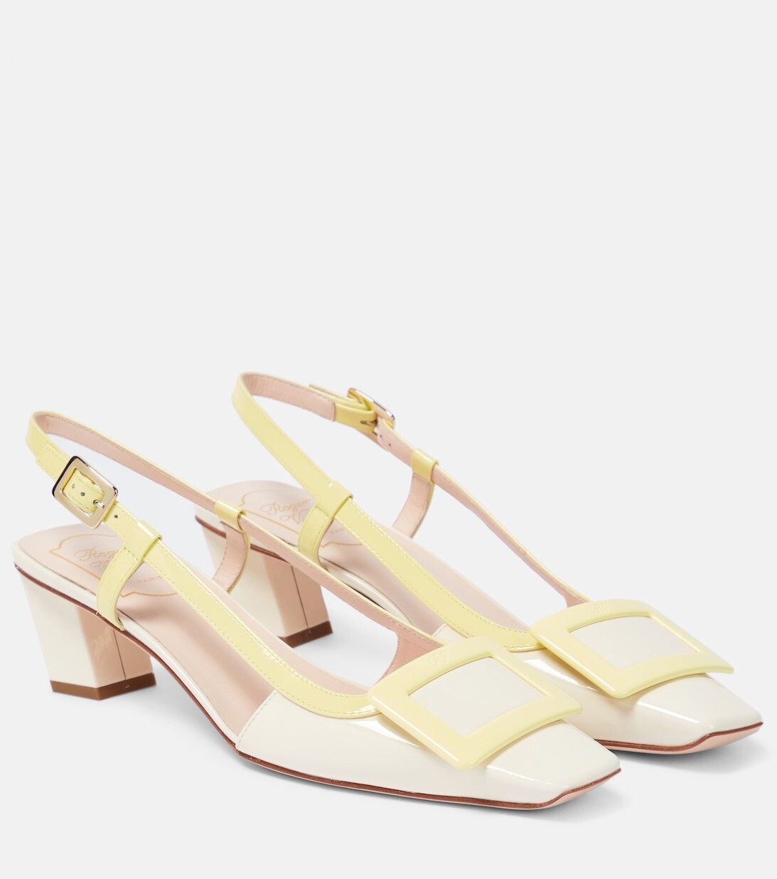 Туфли Belle Vivier из лакированной кожи с ремешком на пятке Roger Vivier, нейтральный
Туфли Belle Vivier из лакированной кожи с ремешком на пятке Roger Vivier, нейтральный