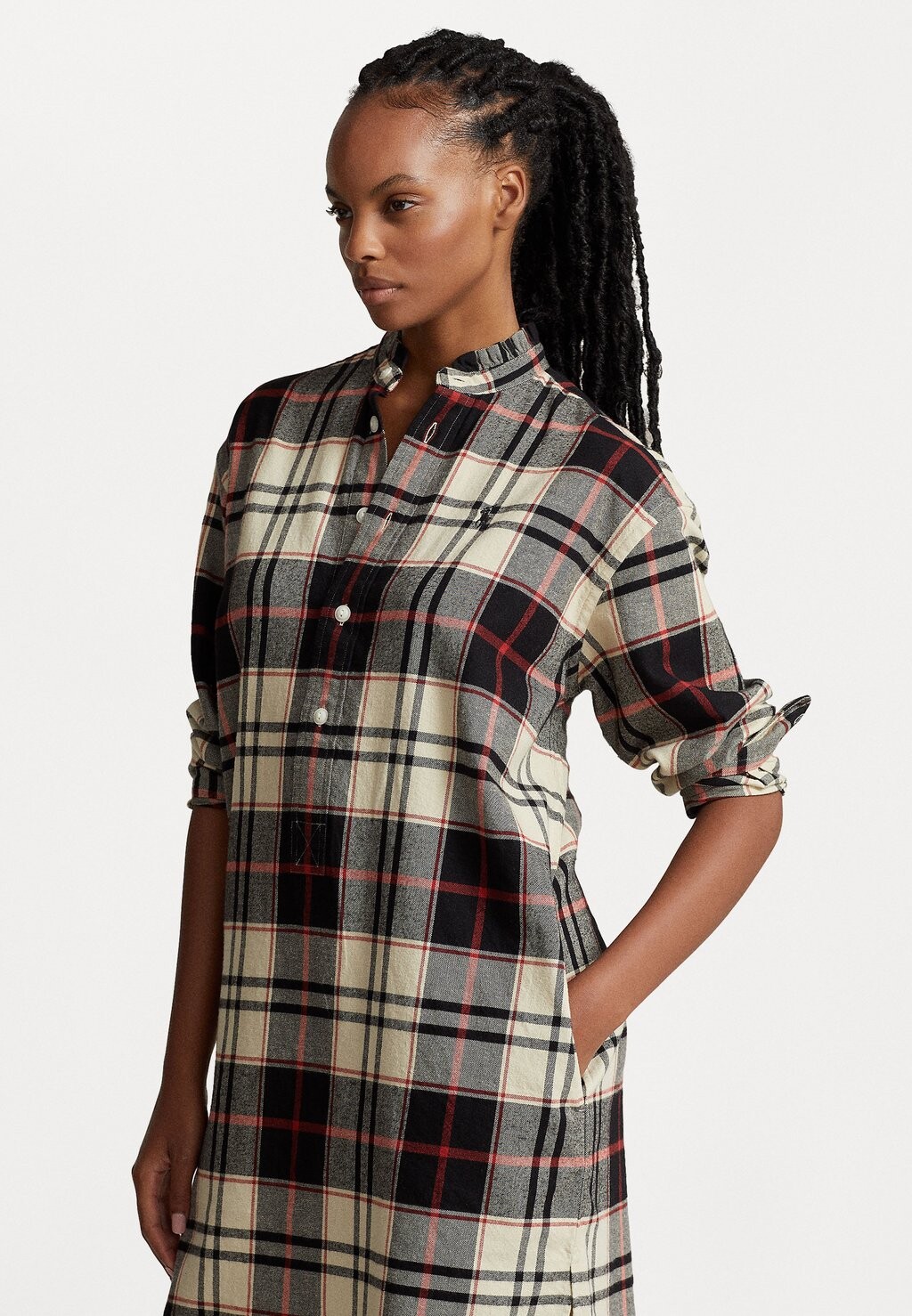 Платье-рубашка LONG SLEEVE DAY DRESS Polo Ralph Lauren, черный/кремовый/красный мульти
Платье-рубашка LONG SLEEVE DAY DRESS Polo Ralph Lauren, черный/кремовый/красный мульти