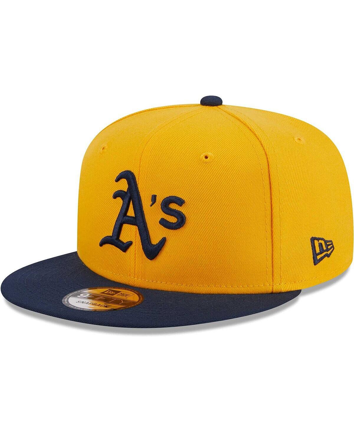 Мужская двухцветная мужская кепка Snapback Oakland Athletics золотистого цвета 9FIFTY New Era
Мужская двухцветная мужская кепка Snapback Oakland Athletics золотистого цвета 9FIFTY New Era