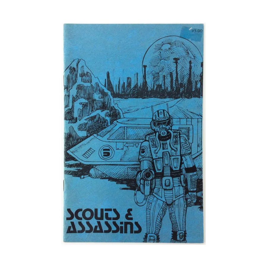 Scouts & Assassins (1st Edition, Blue Cover), Traveller (Paranoia Press), мягкая обложка
Scouts & Assassins (1st Edition, Blue Cover), Traveller (Paranoia Press), мягкая обложка